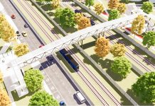 Pasarelă pietonală peste calea ferată între KM 4-5 și Faleză Sud. Proiectul intră în etapa de mediu